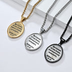 Collar con Dije de San Miguel Arcángel Efesios 6:10 Estilo Clásico