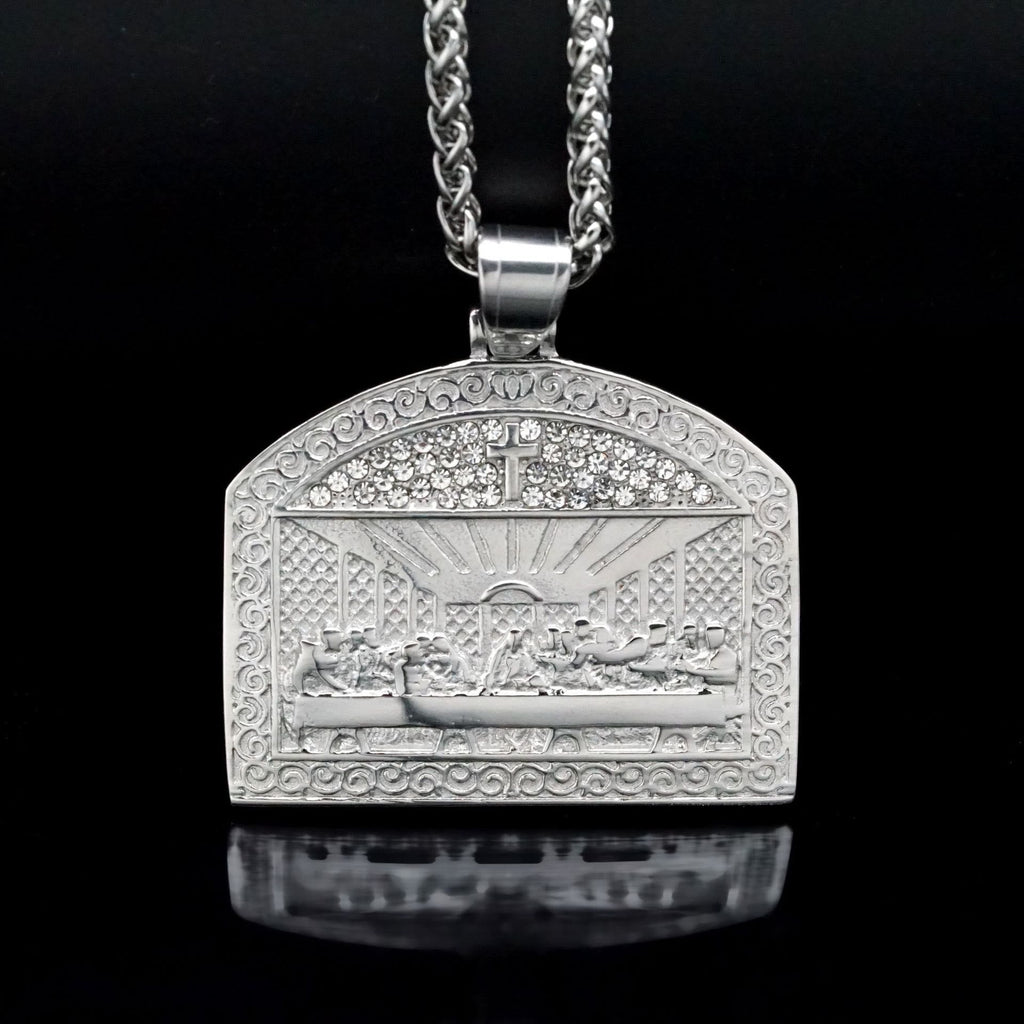 Collar con Dije de la Última Cena Estilo Moderno