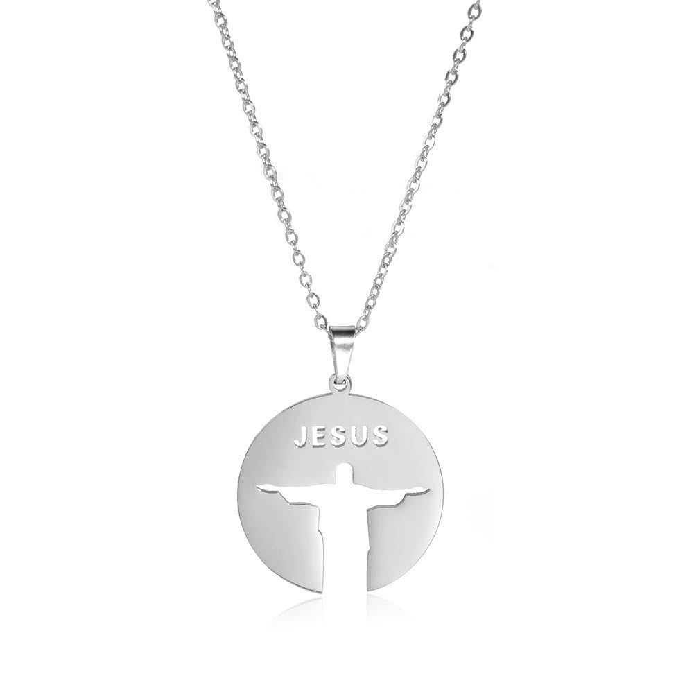 Collar con Dije Redondo de Jesús