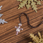 Collar con Dije de la Cruz de San Damián de San Francisco | Símbolo de Fe y Paz
