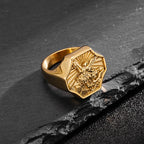 Anillo Exclusivo de San Miguel Arcángel - Expresión de Fe Diaria