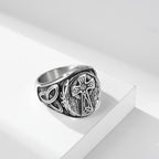 Anillo de Cruz Celta de Fe Eterna - Símbolo de Devoción Eterna