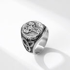 Anillo de Cruz Celta de Fe Eterna - Símbolo de Devoción Eterna