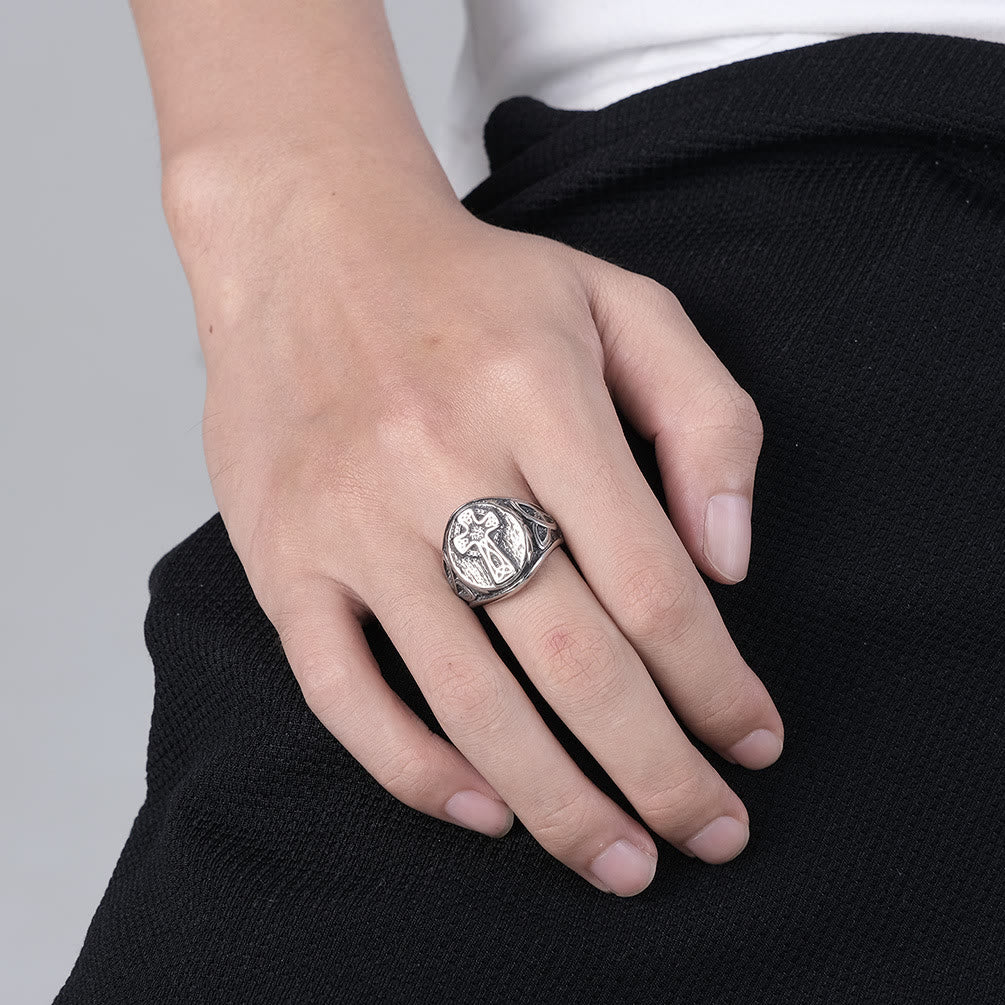 Anillo de Cruz Celta de Fe Eterna - Símbolo de Devoción Eterna