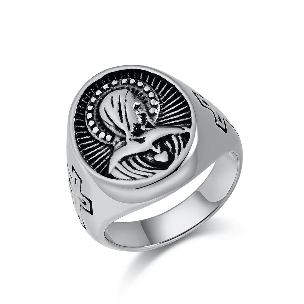 Anillo de la Virgen María "Gracia Divina" - Homenaje al Amor Santo