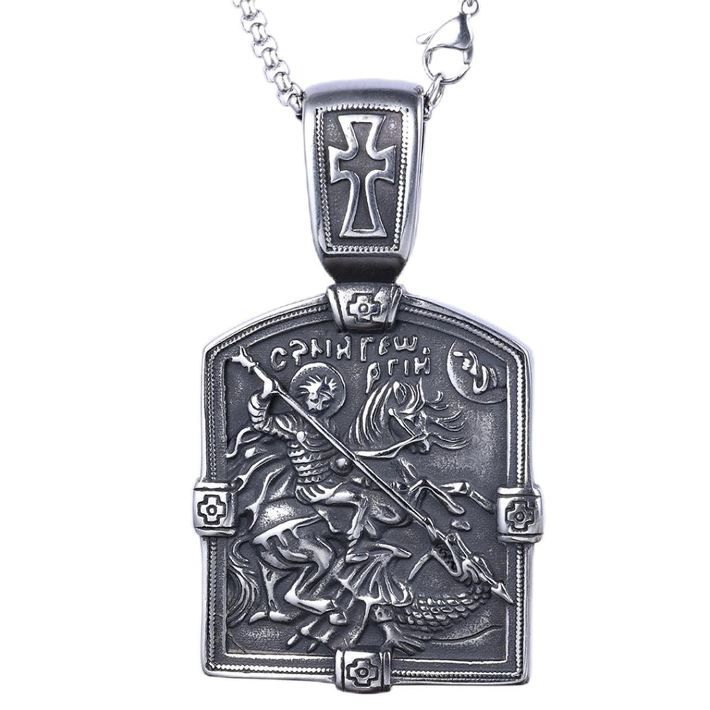 Collar de San Jorge Venciendo al Dragón - Símbolo de Valor y Protección Divina