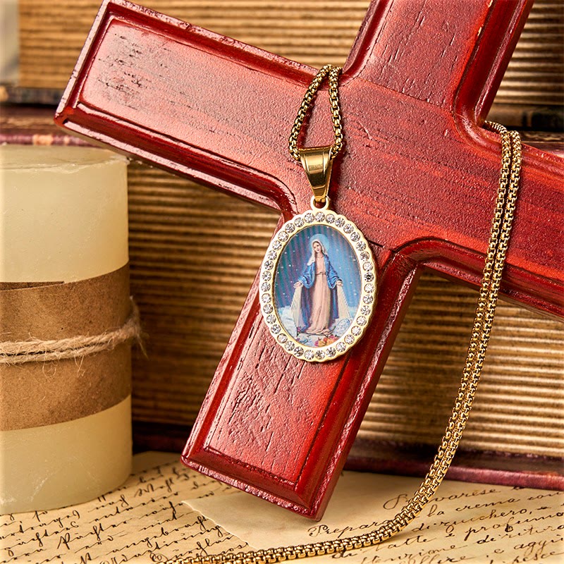 Collar "Gracia Divina" con la Medalla Milagrosa - Testimonio de Fe
