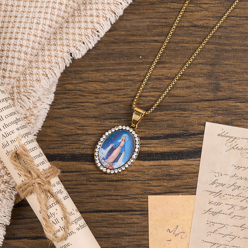 Collar "Gracia Divina" con la Medalla Milagrosa - Testimonio de Fe