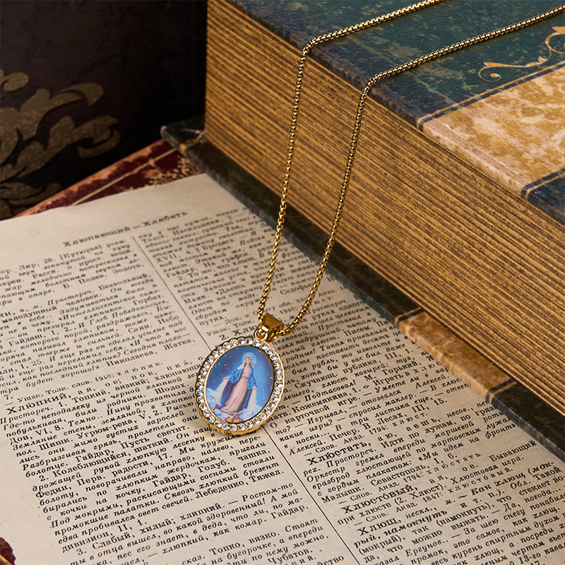 Collar "Gracia Divina" con la Medalla Milagrosa - Testimonio de Fe