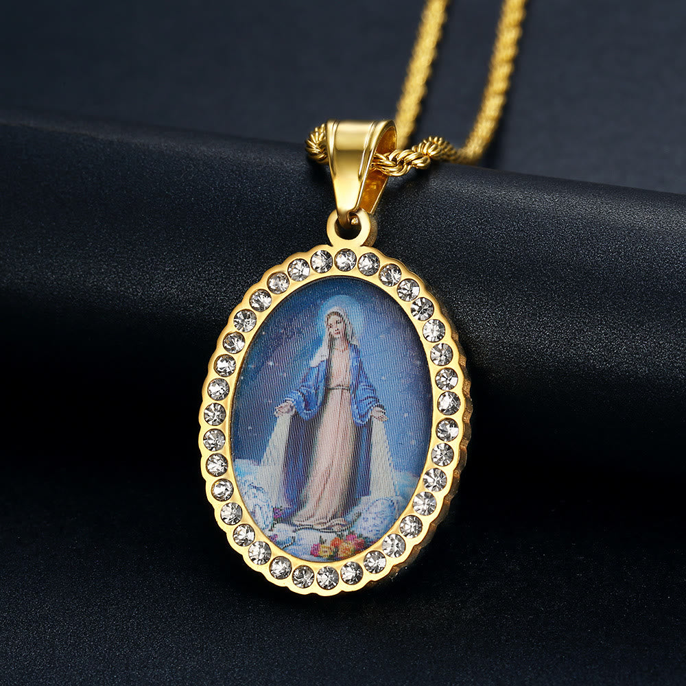 Collar "Gracia Divina" con la Medalla Milagrosa - Testimonio de Fe