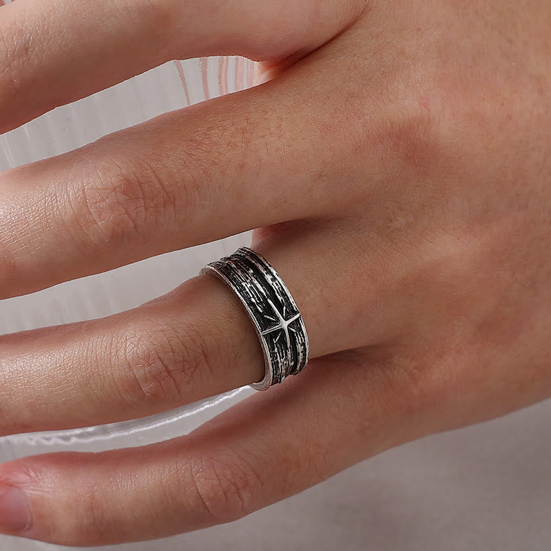 Anillo Estrella de Belén "Luz de Belén" - Faro de Esperanza y Fe