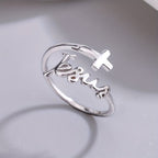 Anillo de Jesús y Cruz: Testimonio Sencillo y Profundo de Fe