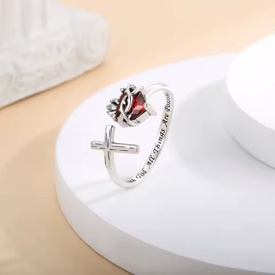 Anillo del Sagrado Corazón de Jesús: Para Dios Todo es Posible