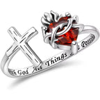 Anillo del Sagrado Corazón de Jesús: Para Dios Todo es Posible