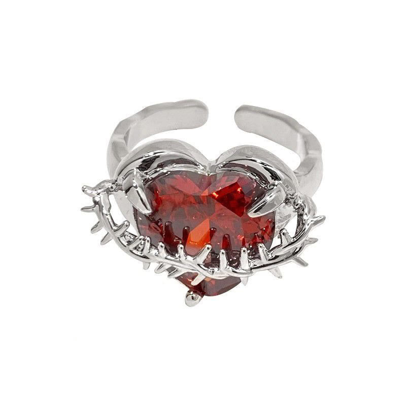 Anillo "Amor Divino y Espinas": Emblema Elegante de Devoción Espiritual