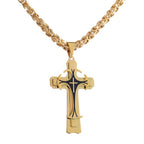 Collar de Cruz "Fe y Valor" en 3 Colores: Abraza el Poder de Creer