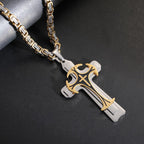 Collar de Cruz "Fe y Valor" en 3 Colores: Abraza el Poder de Creer