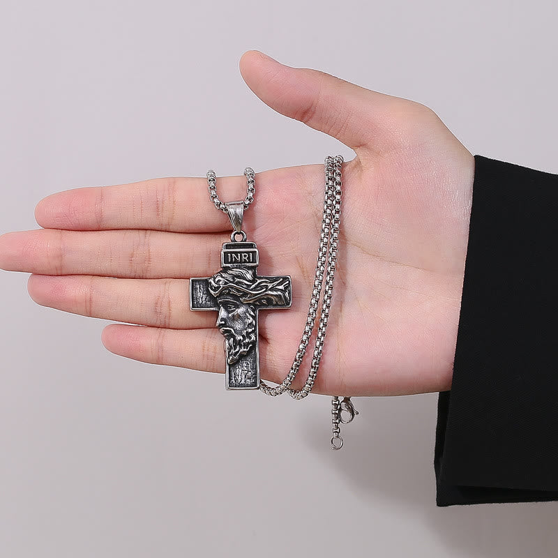 Collar de Protección con Ícono Corona de Espinas de Jesús - Encarna el Sacrificio de Cristo
