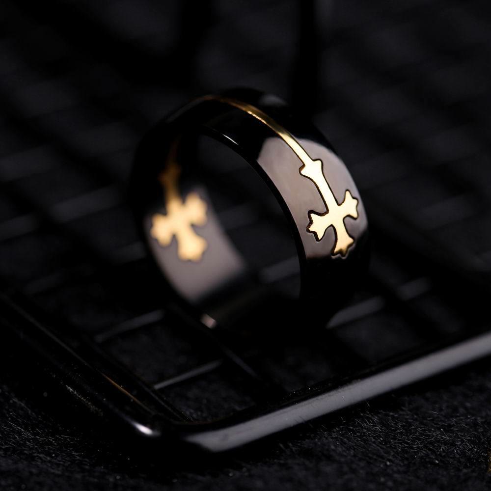 Anillo JESÚS y Cruz - Fusión de Moda y Fe