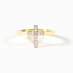 Anillo de Plata 925 con Cruz y "Confía en Dios": Símbolos de Esperanza