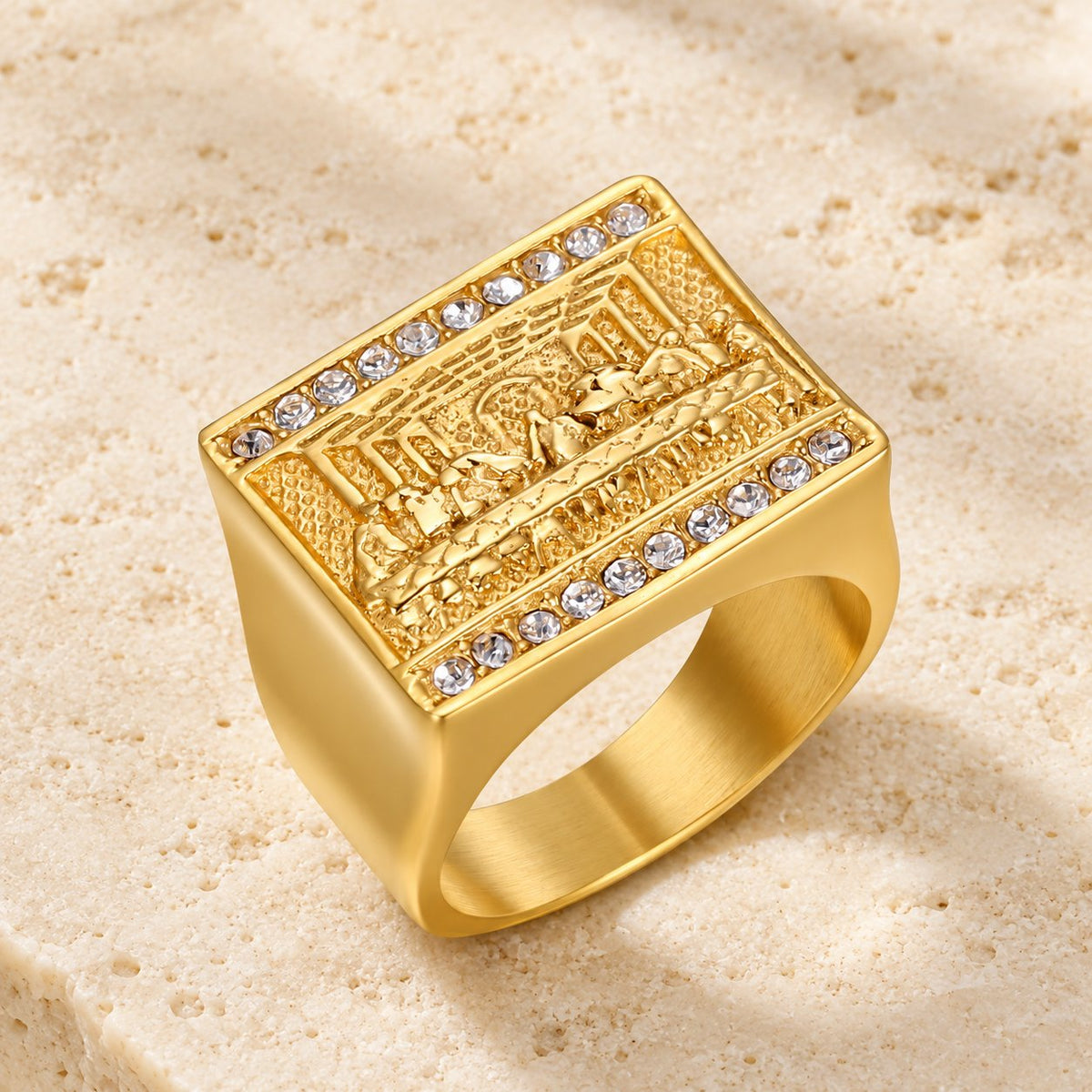 2 Colors Vintage&Classic The Last Supper Ring