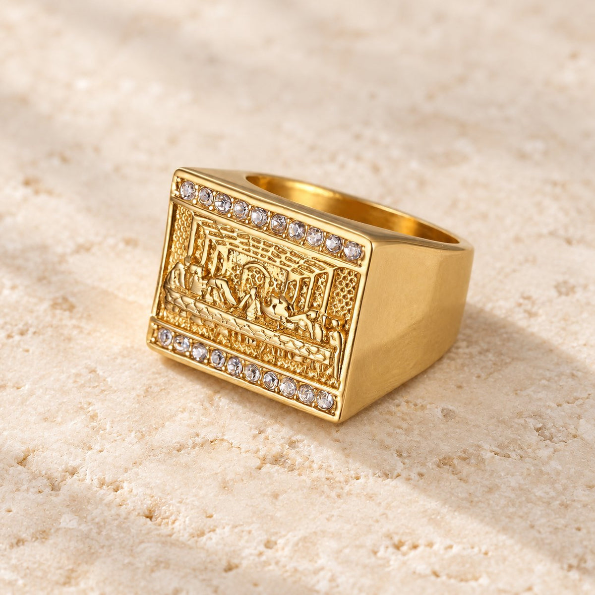 2 Colors Vintage&Classic The Last Supper Ring
