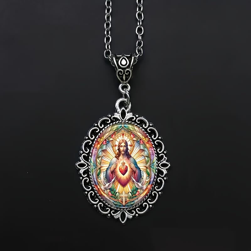Collar del Sagrado Corazón de Jesús: Pieza Eterna que Encarna el Amor Divino