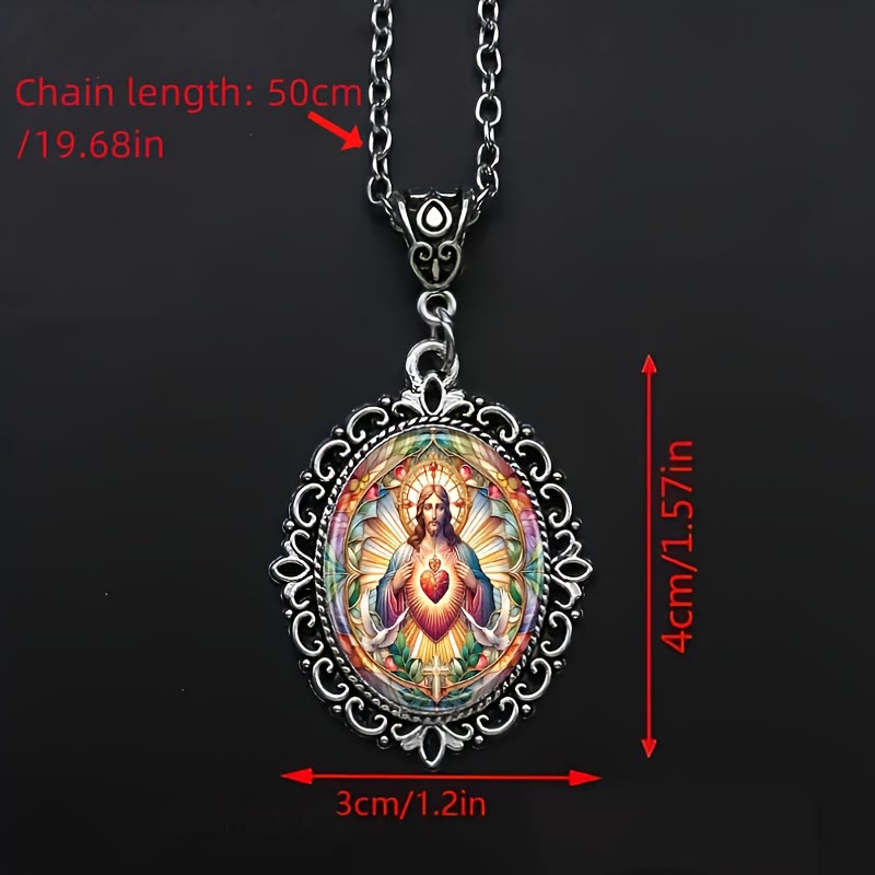 Collar del Sagrado Corazón de Jesús: Pieza Eterna que Encarna el Amor Divino