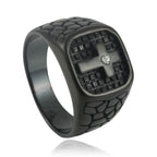 Anillo de Cruz Moderno y Minimalista: Elegancia Sobria y Simbolismo Eterno