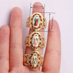 Anillo de la Virgen de Guadalupe en 3 Colores: Elegancia Sobria y Simbolismo Eterno