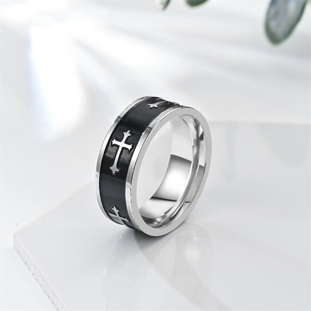 Anillo de Cruz Moderno y Minimalista: Símbolo de Fe y Estilo