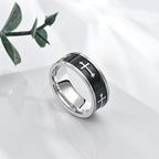 Anillo de Cruz Moderno y Minimalista: Símbolo de Fe y Estilo