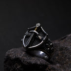Anillo Escudo, Espada e Iris de Fe Inmortal: Símbolo de Fe y Fortaleza