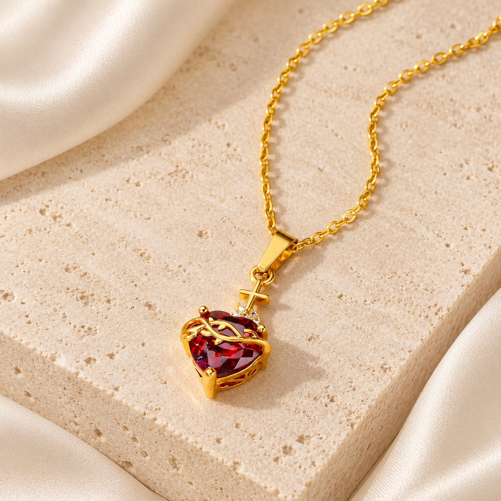 Modern & Minimalist Love Cross Necklace