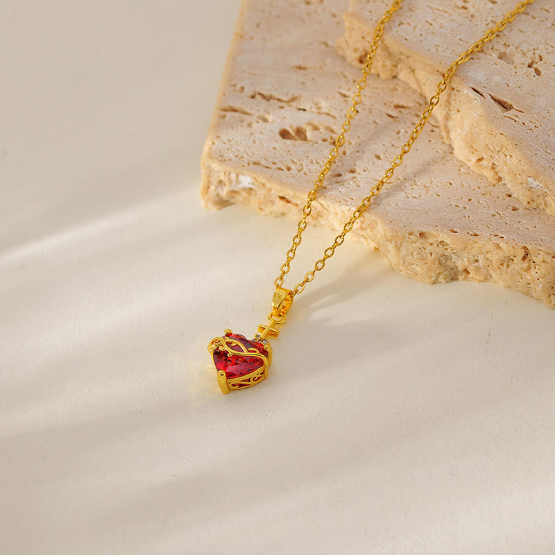 Collar de Cruz de Amor Moderno y Minimalista: Fusión de Diseño Contemporáneo y Simbolismo Eterno