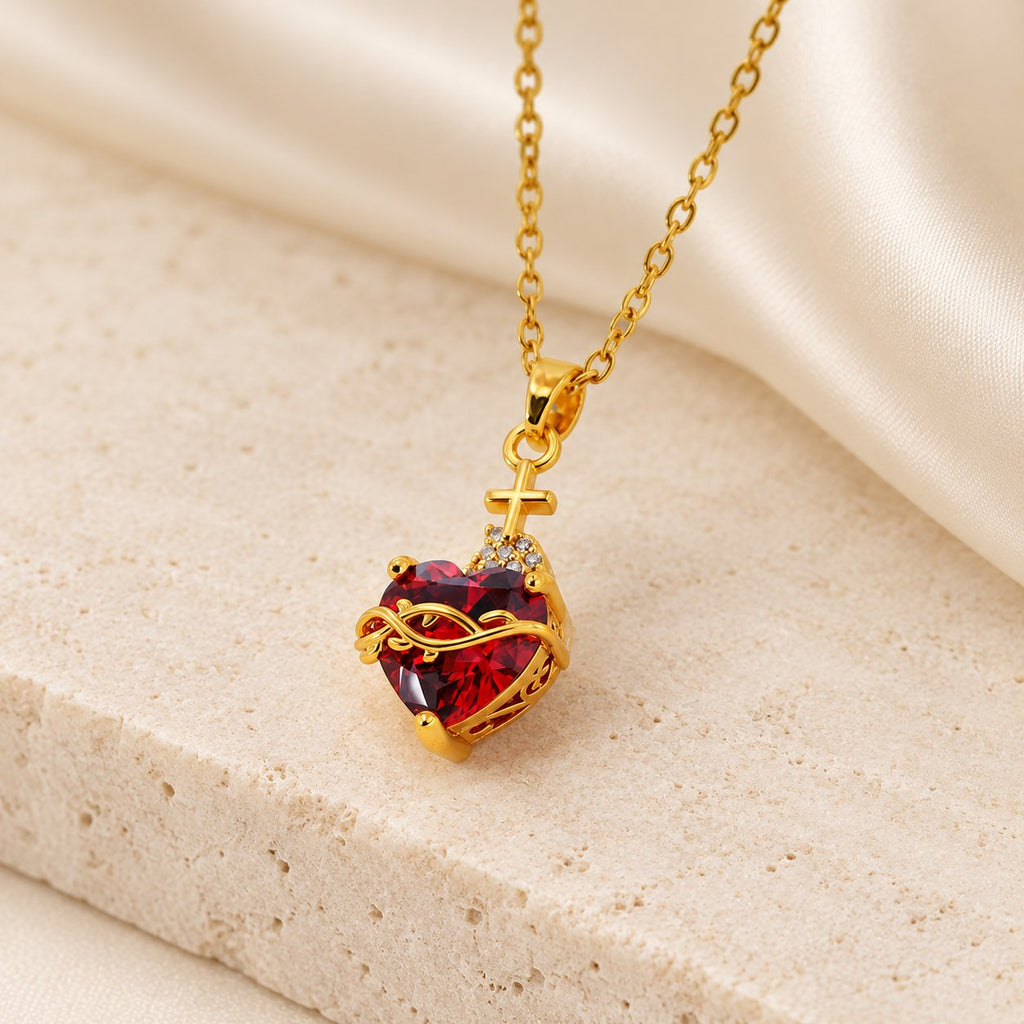Modern & Minimalist Love Cross Necklace