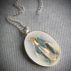 Collar con Medalla Milagrosa y Dije Bendecido "Reza a la Virgen María"