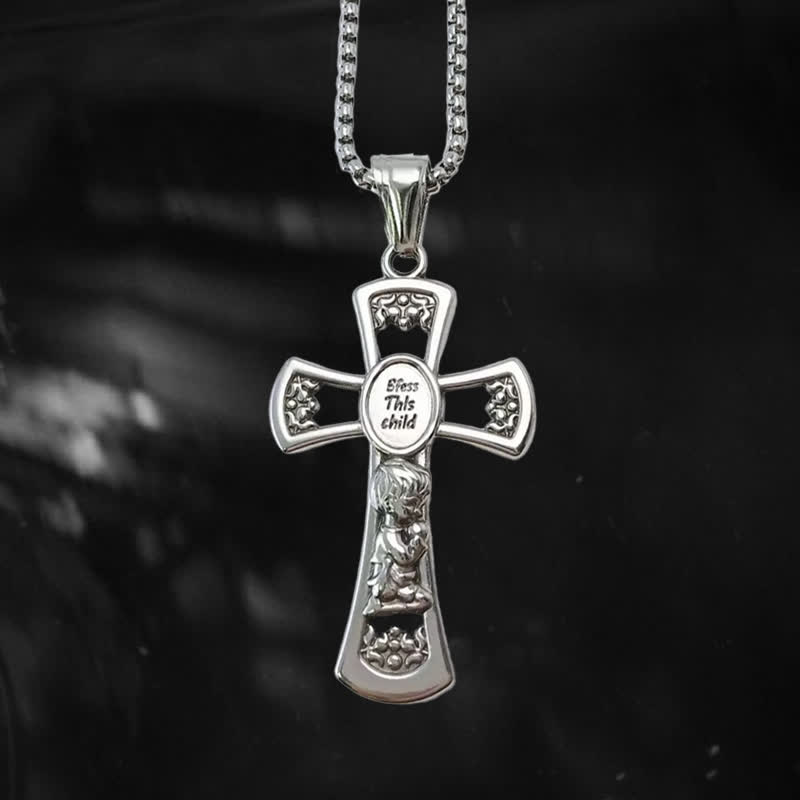 Collar de Fe "Hijo de Dios": Compañero Firme para Días de Fe