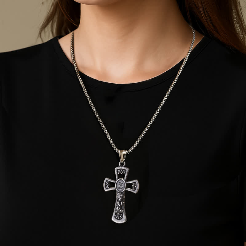 Collar de Fe "Hijo de Dios": Compañero Firme para Días de Fe