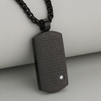 Collar Rectangular Tricolor del Padre Nuestro que Expresa Fe y Esperanza