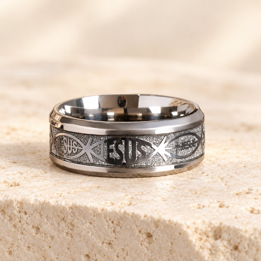 Rustic Stainless Steel Ring