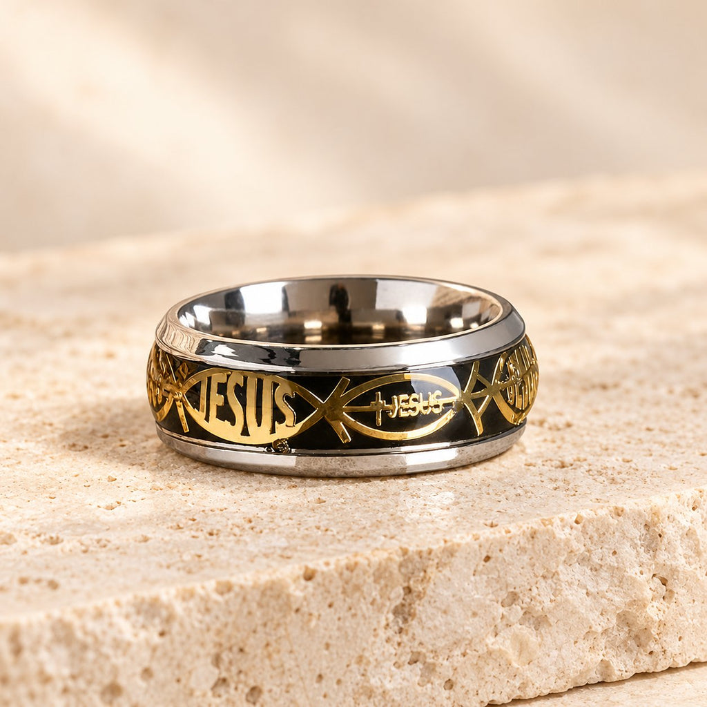 Rustic Stainless Steel Ring