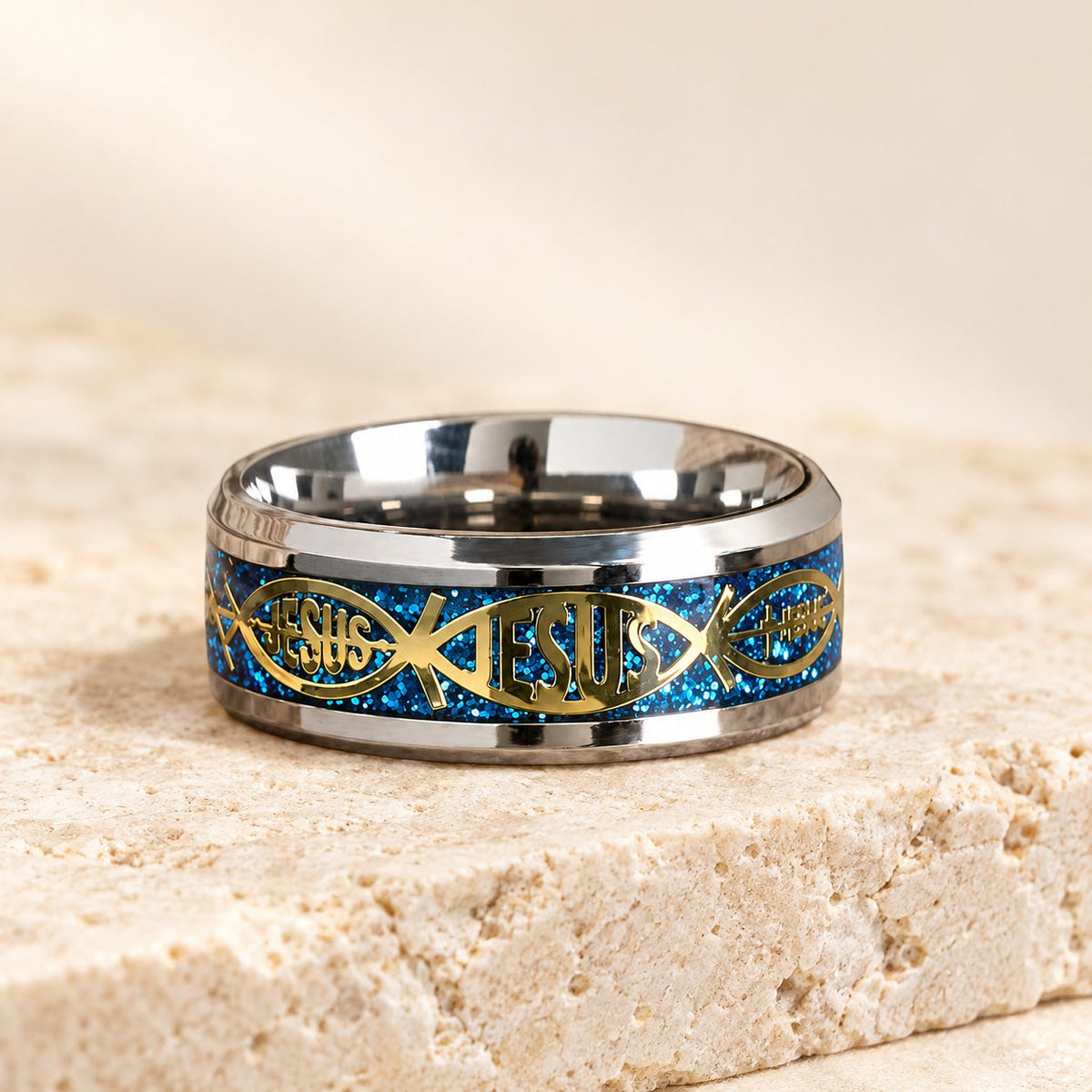 Rustic Stainless Steel Ring