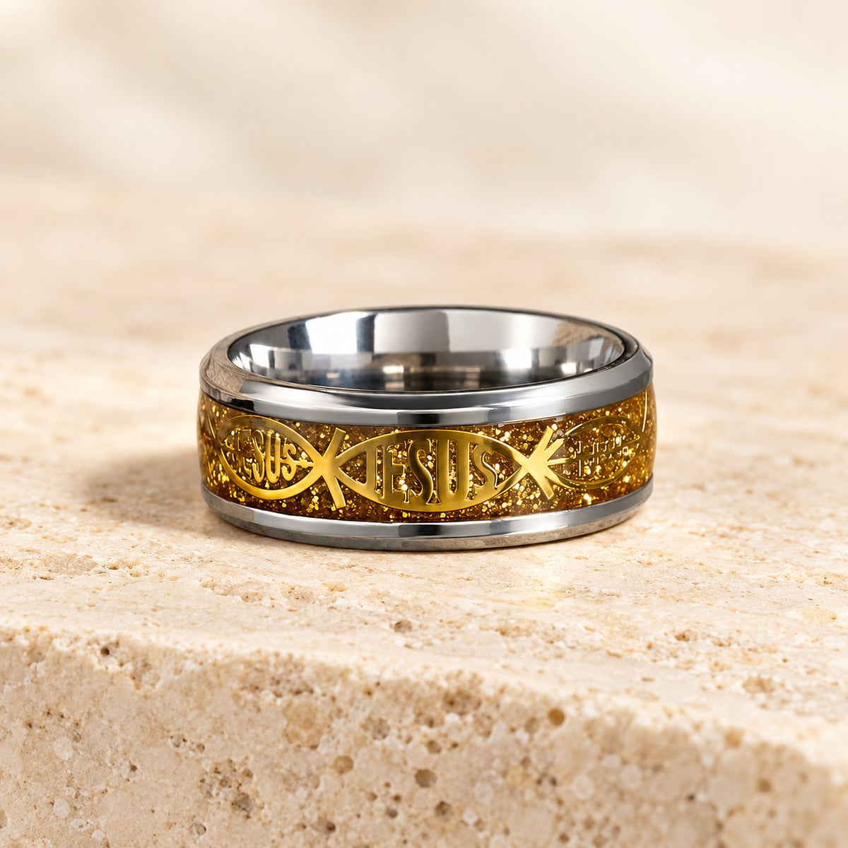 Rustic Stainless Steel Ring