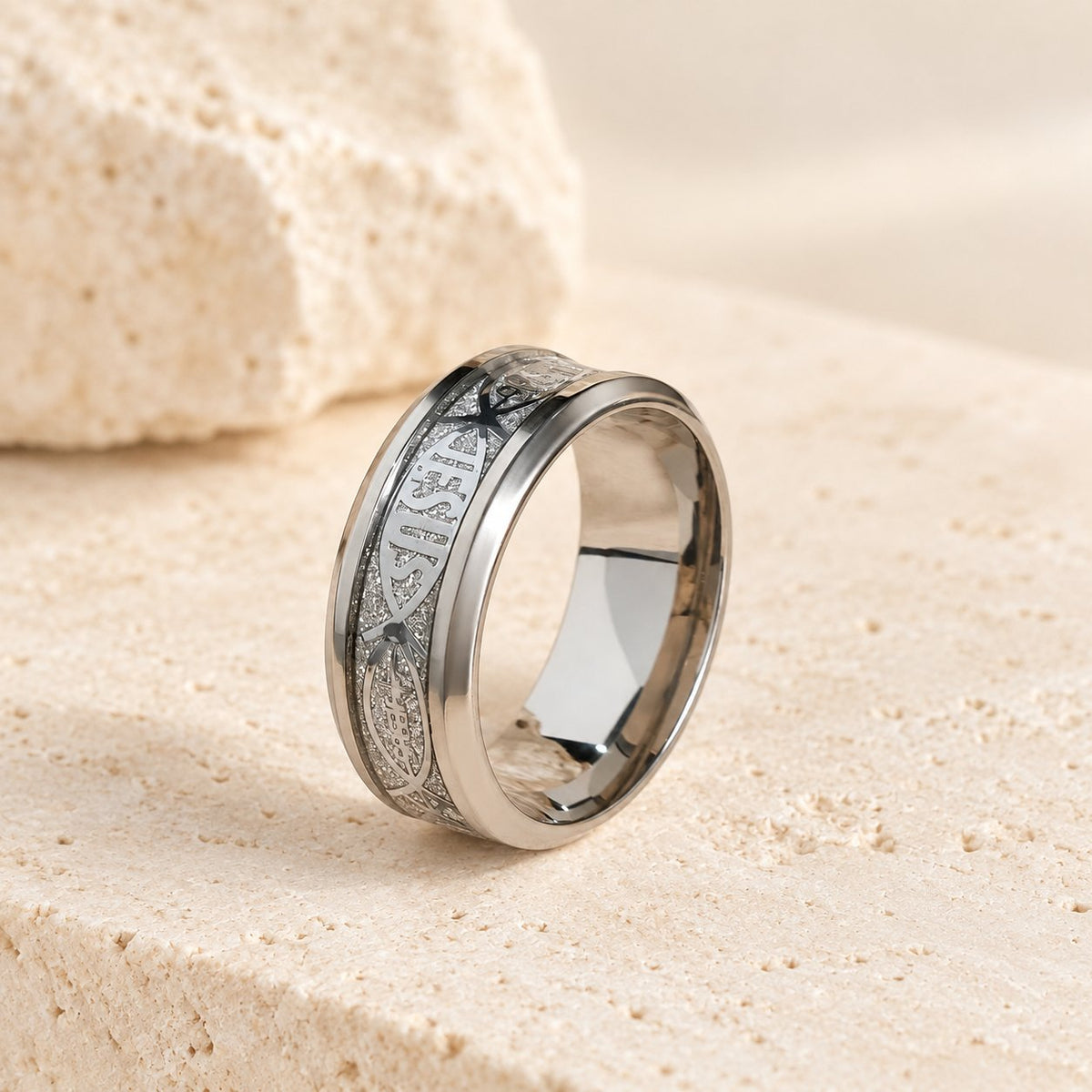Rustic Stainless Steel Ring