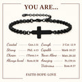 Minimalist Cross Chain Bracelets