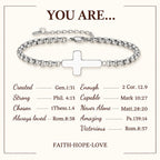 Minimalist Cross Chain Bracelets