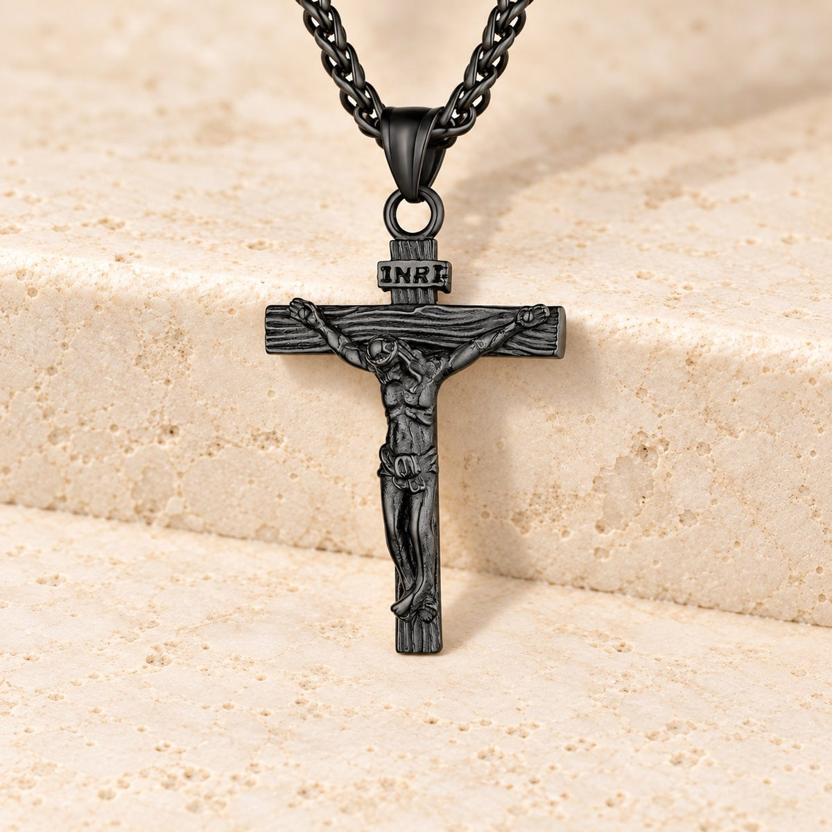 Jewelry Crucifix Pendant Charm Necklace