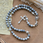 Rosario de Oración Gato Atigrado Gris: Pulsera por los Gatos Callejeros, Rosario Animal