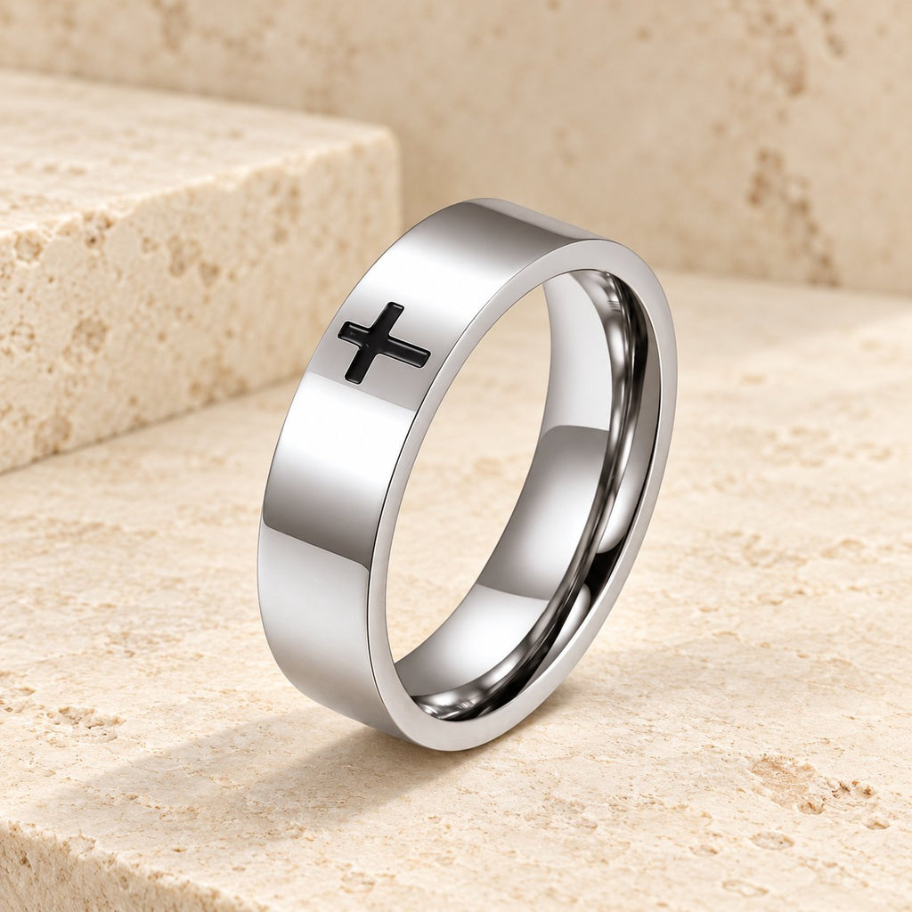 Two-Color Minimalist Cross Rings